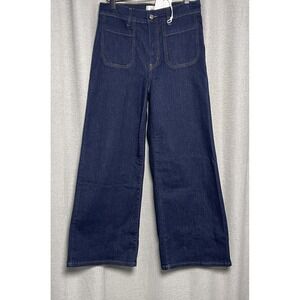 Frame Le Pixie Slim Palazzo Jeans Womens 28 High Rise Wide Leg NWT 27